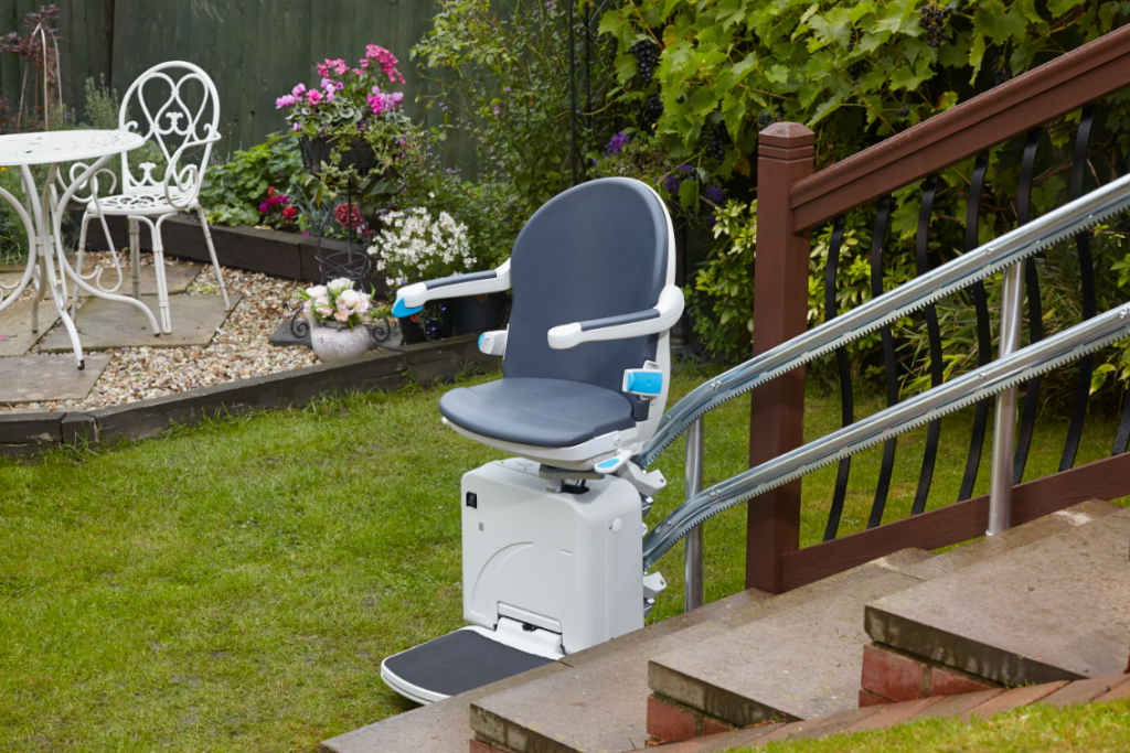 Outdoor Curved Stair Lifts Stairlifts Of Southwest Florida